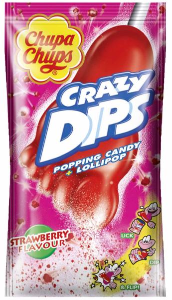 Chupa Chups - Crazy Dips Strawberry 14g